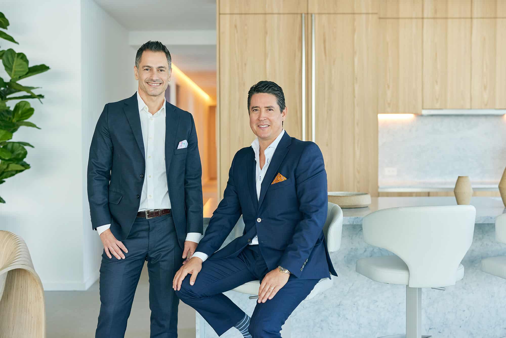 Ivan Chorney and Michael Martirena, luxury real estate experts specializing in Coconut Grove developments