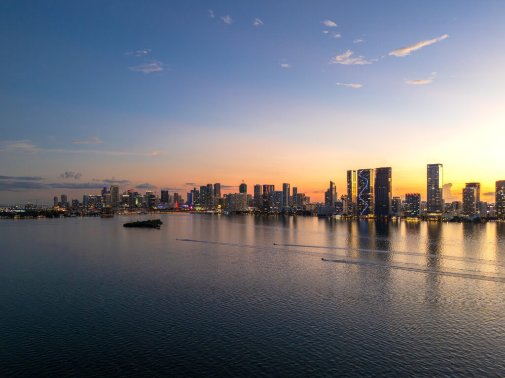 Aria Reserve Miami Unit 5206 Skyview residence above Biscayne Bay