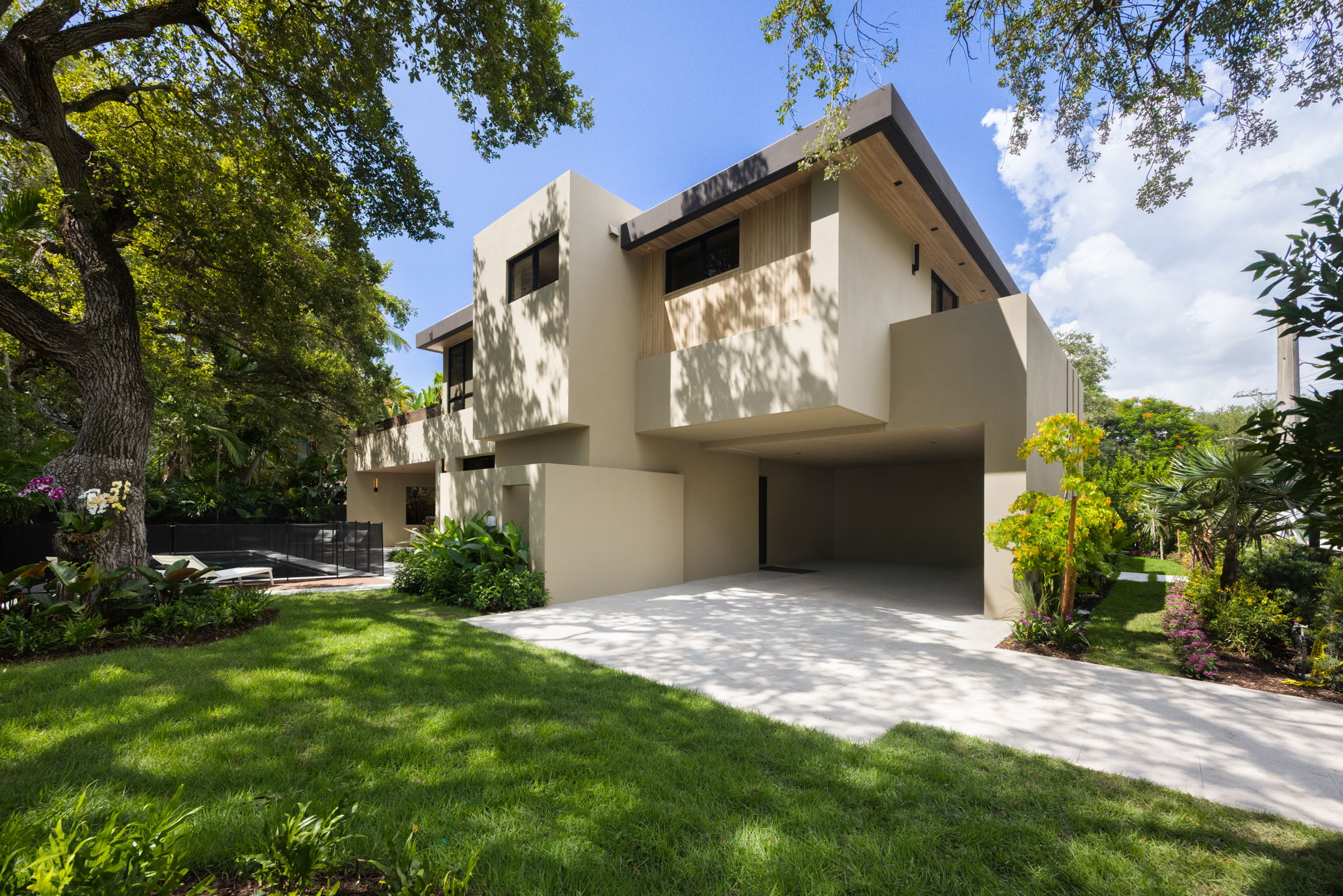 1698 Tigertail Avenue - Peacock house